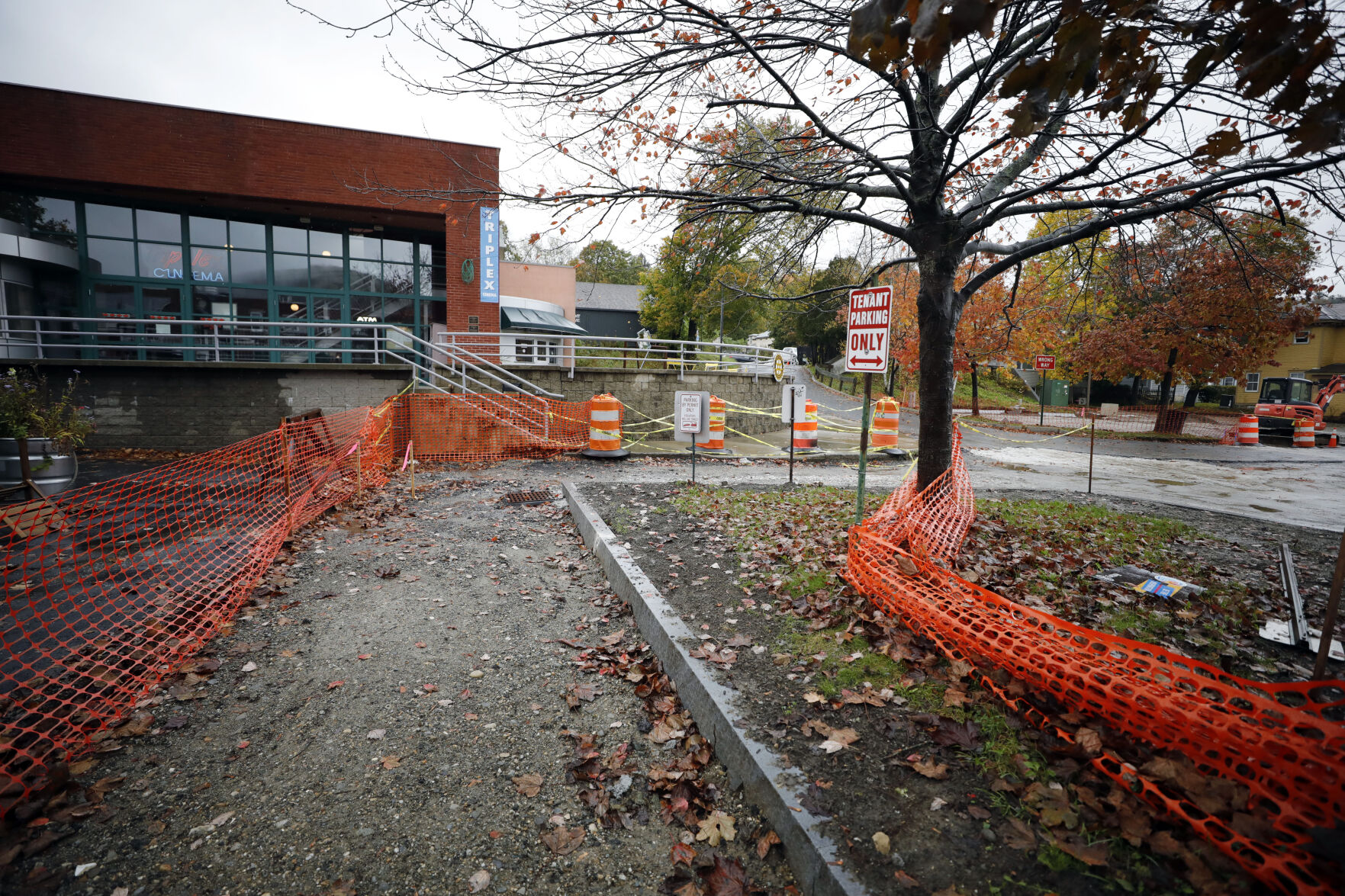 triplex parking lot construction